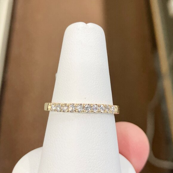Natural Diamond Quarter Carat Gold Ring